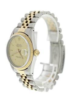 Rolex Oyster Perpetual Datejust 16013 Men's Watch Box Papers