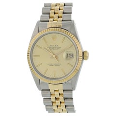 Retro Rolex Oyster Perpetual Datejust 16013 Men's Watch Box Papers