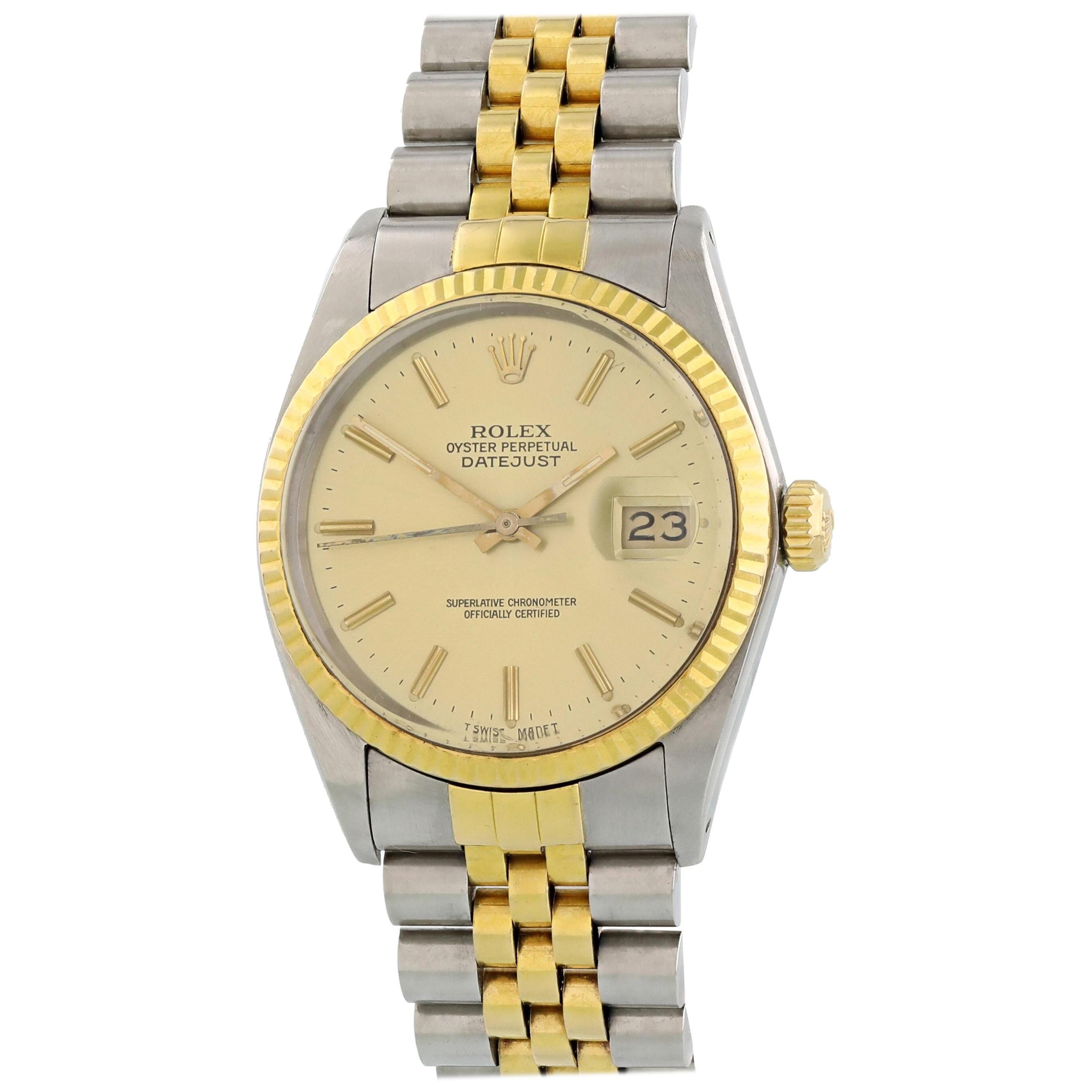 Rolex Oyster Perpetual Datejust 16013 Men's Watch