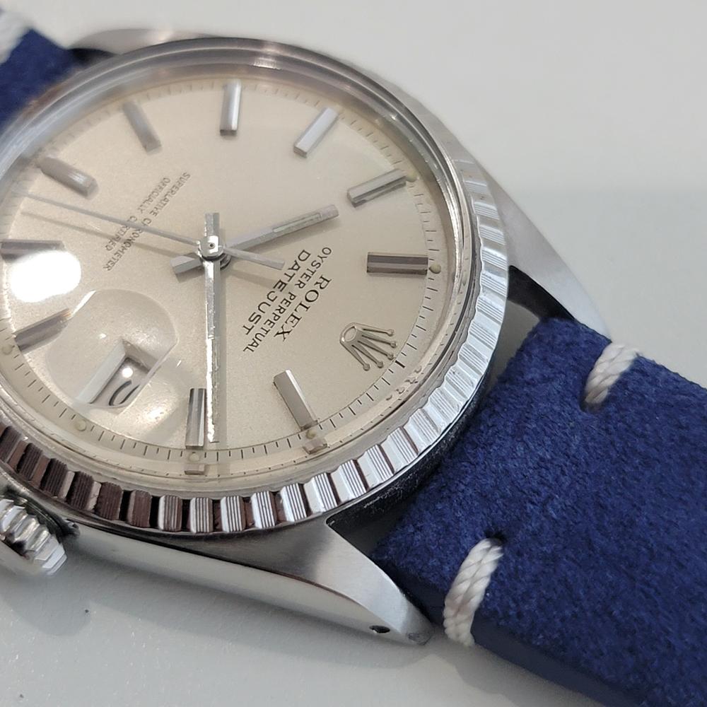 Rolex Oyster perpetual Datejust 1603 Mens 1960s 36mm Vintage Automatic RA685B For Sale 2