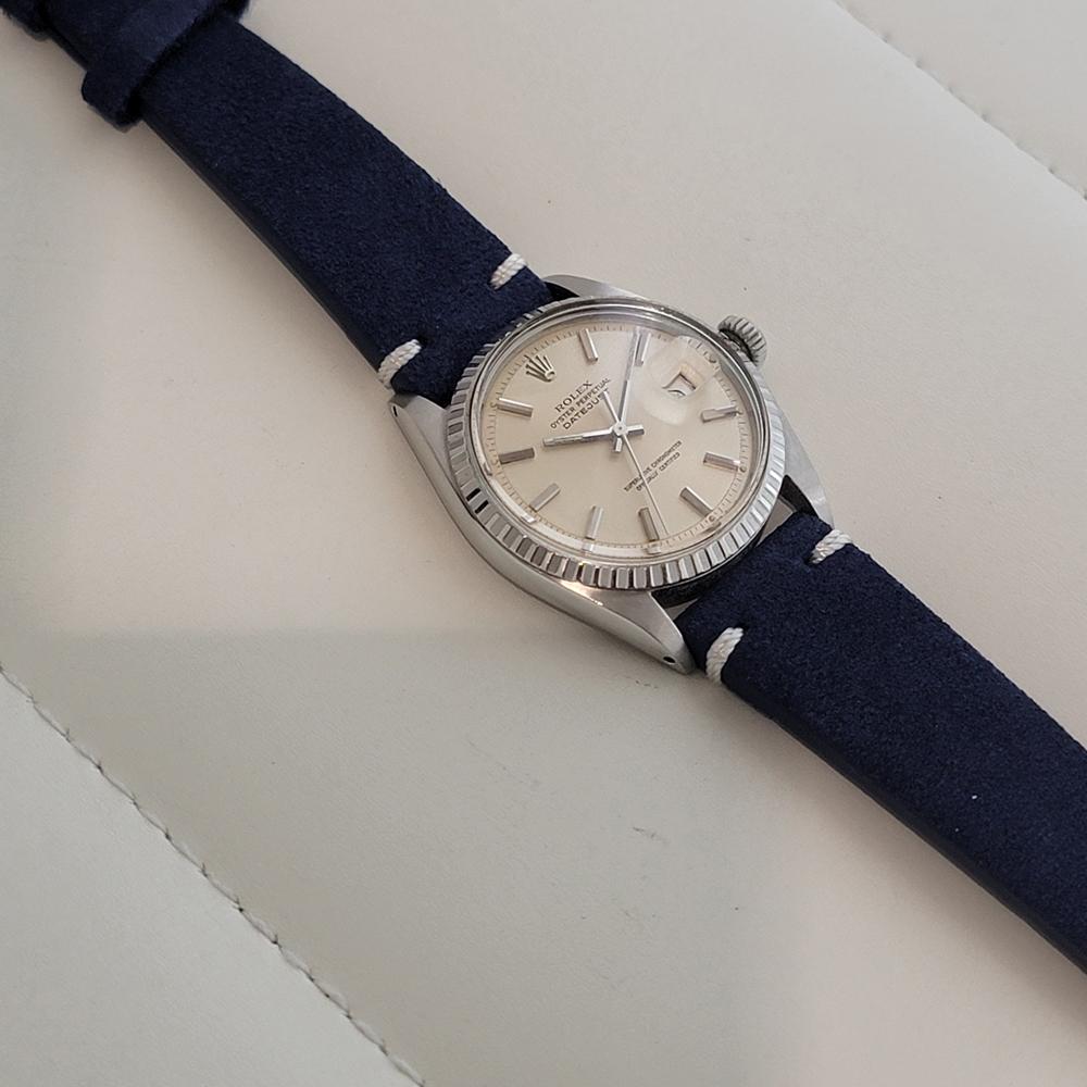 Rolex Oyster perpetual Datejust 1603 Mens 1960s 36mm Vintage Automatic RA685B For Sale 3