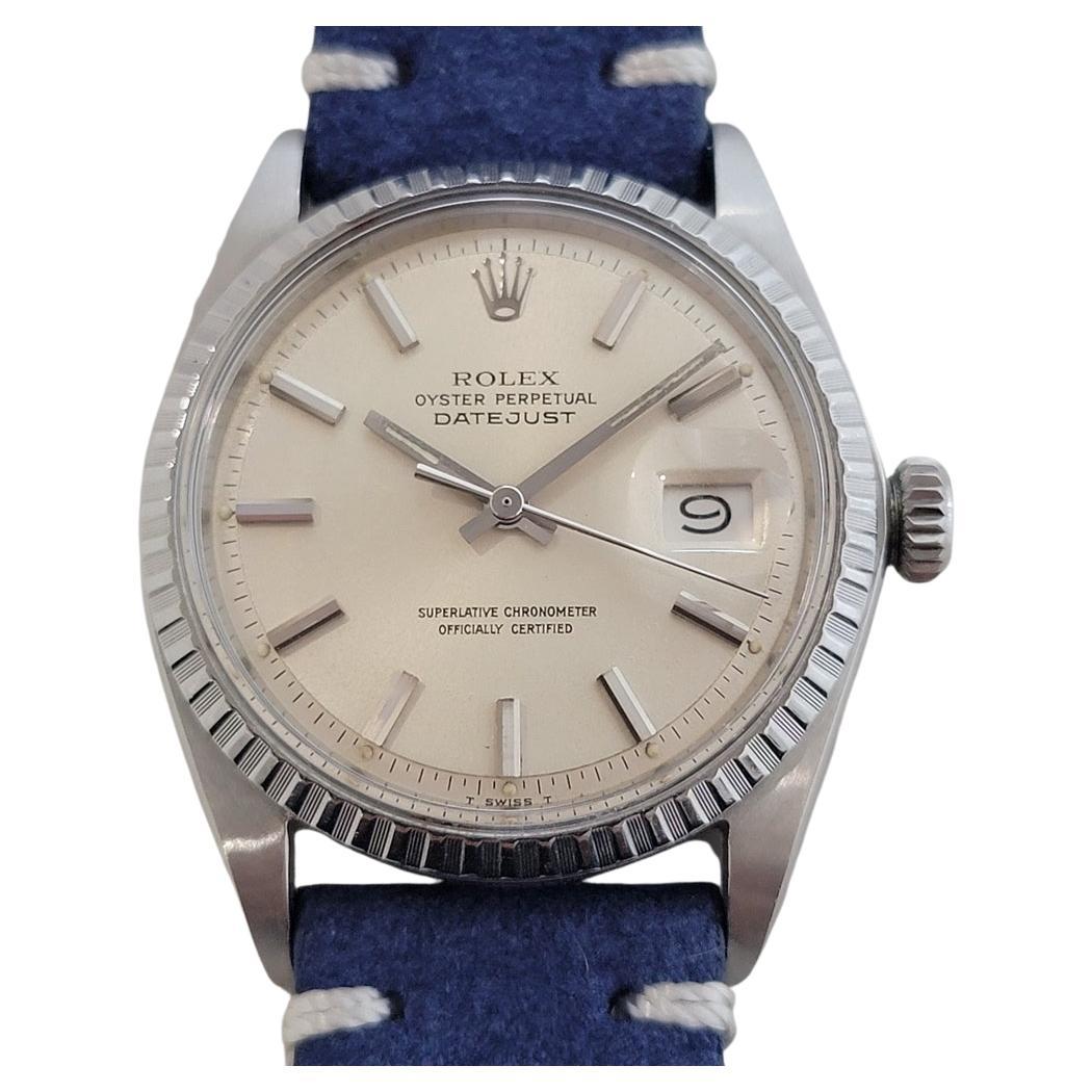 Rolex Oyster perpetual Datejust 1603 Mens 1960s 36mm Vintage Automatic RA685B