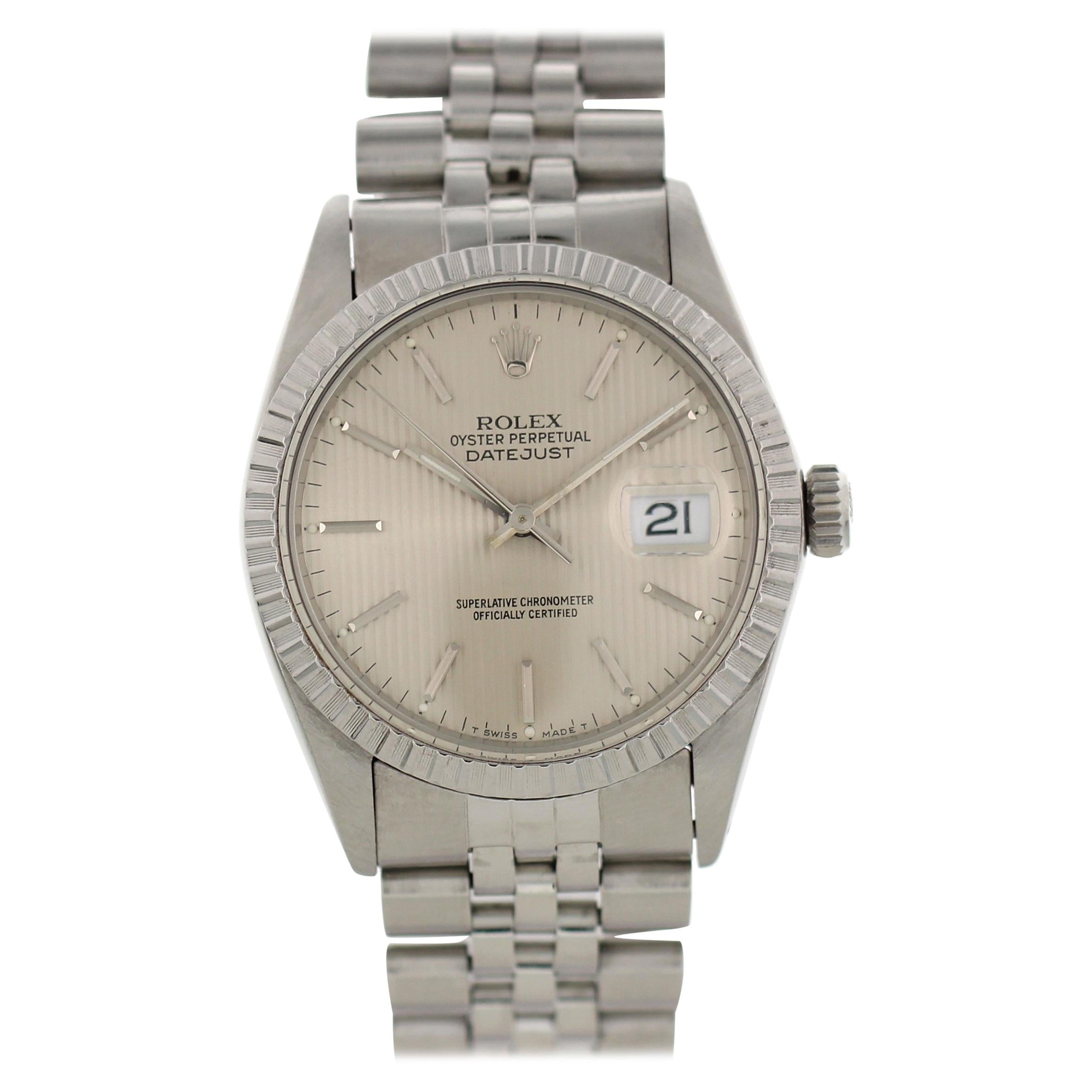 Rolex Oyster Perpetual Datejust 16030 Stainless Steel with Papers
