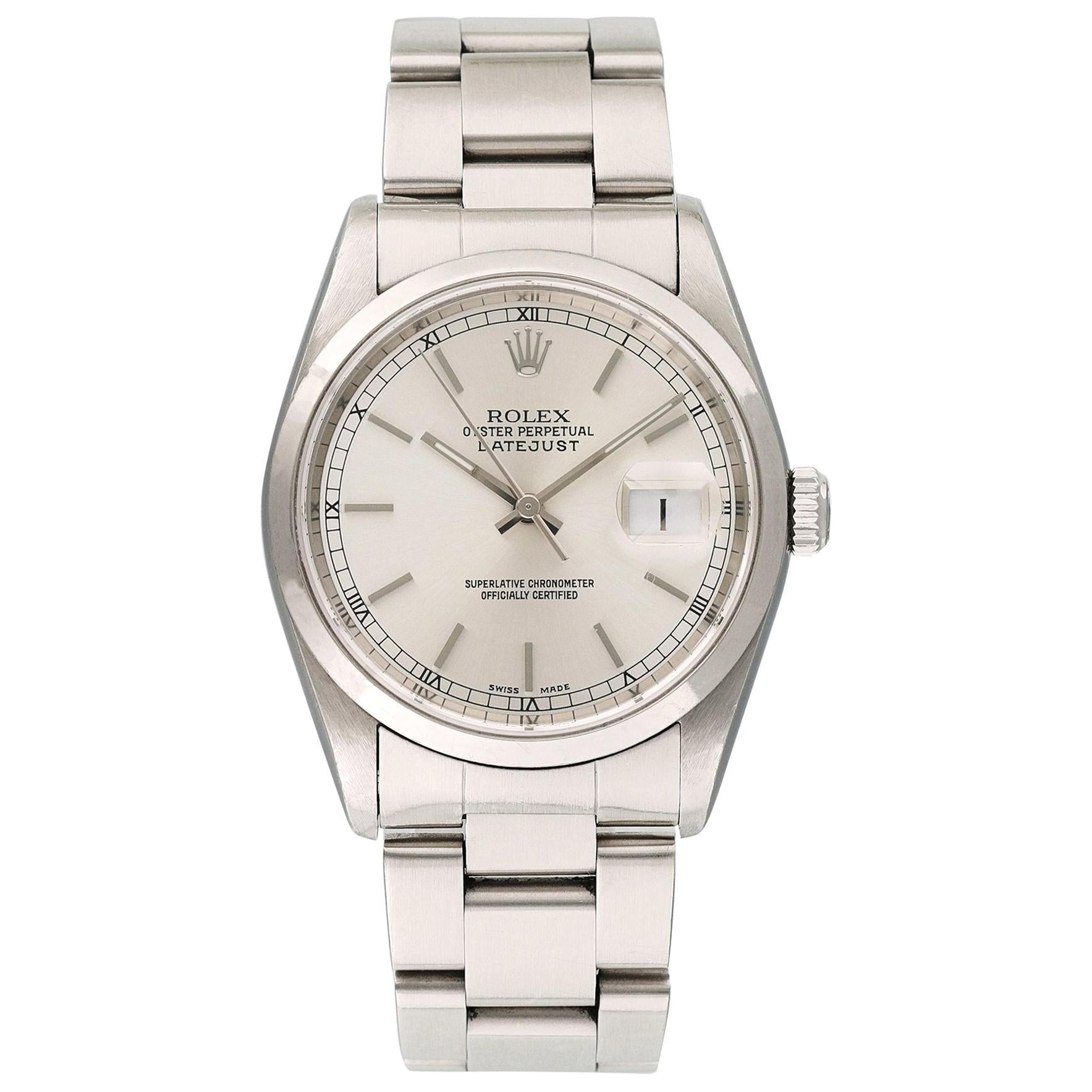 Rolex Oyster Perpetual Datejust 16200 Men’s Watch For Sale