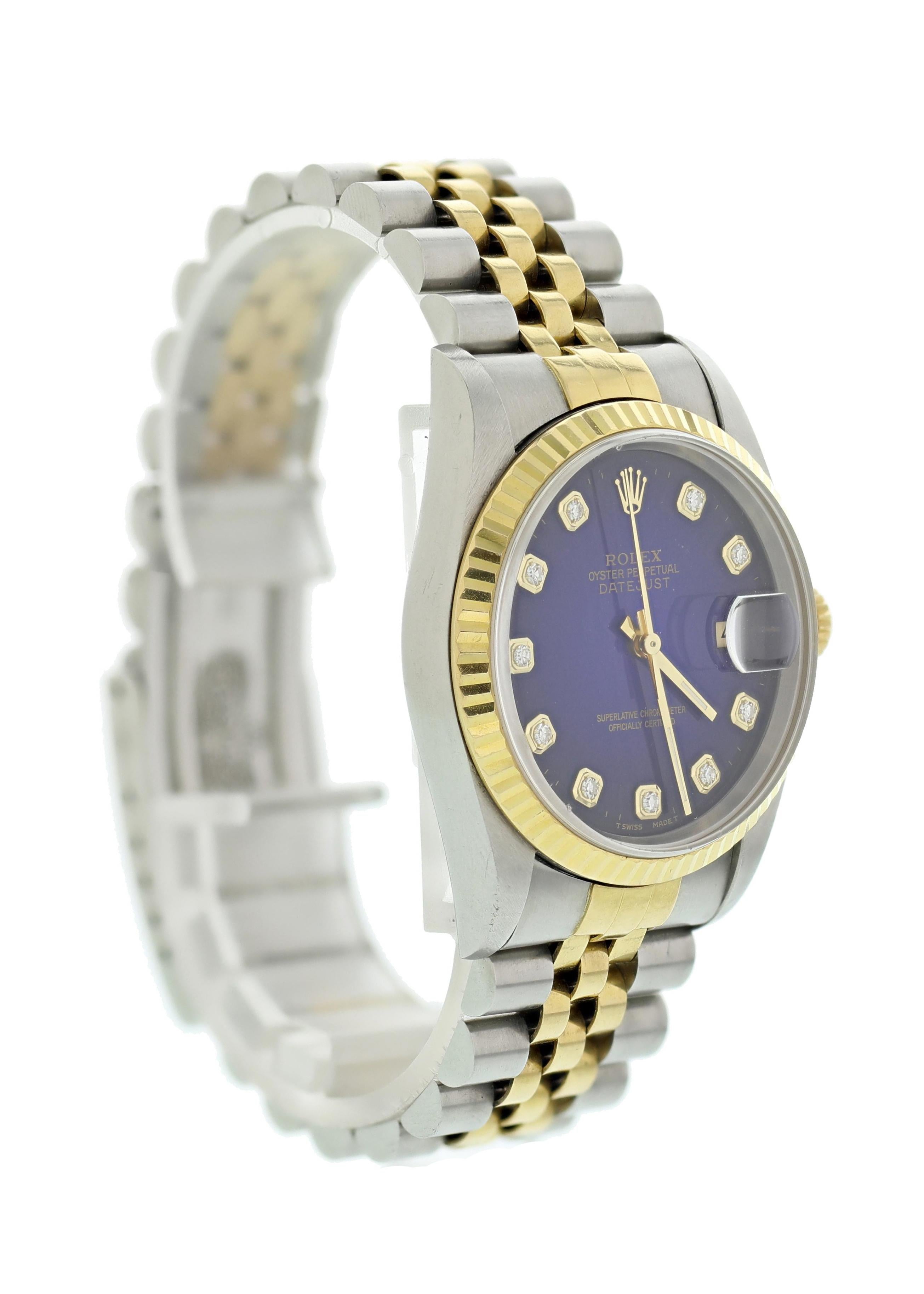 rolex oyster perpetual datejust 2003