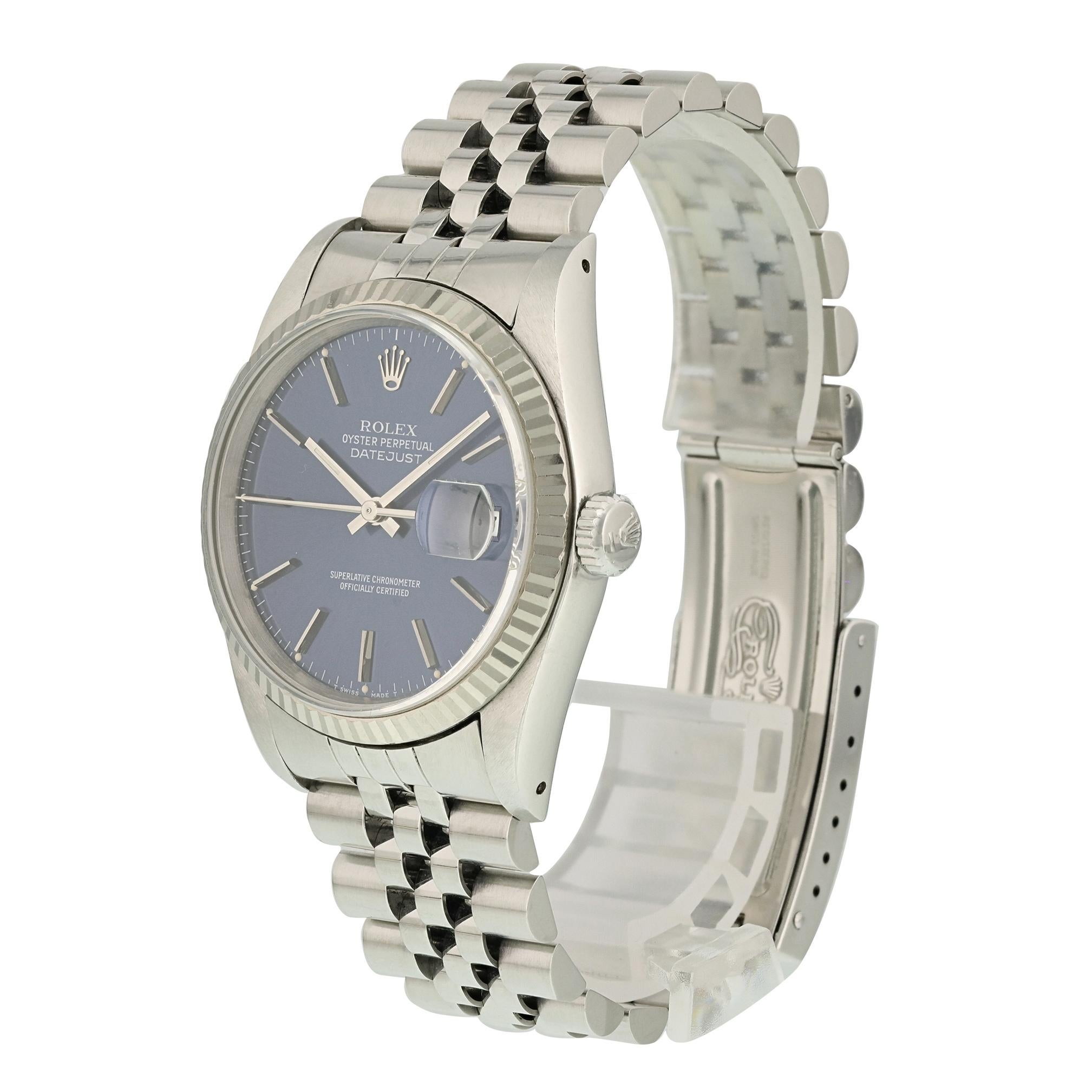 Rolex Oyster Perpetual Datejust 16234 Mens Watch
