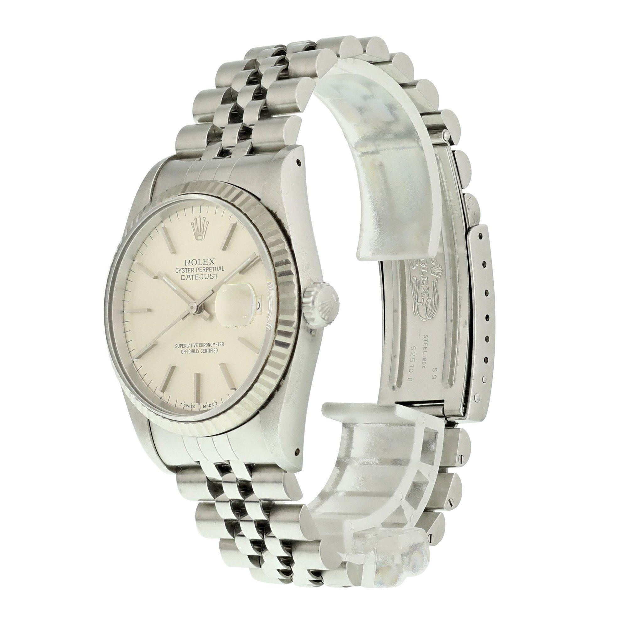 Rolex Oyster Perpetual Datejust 16234 Men's Watch For Sale 1