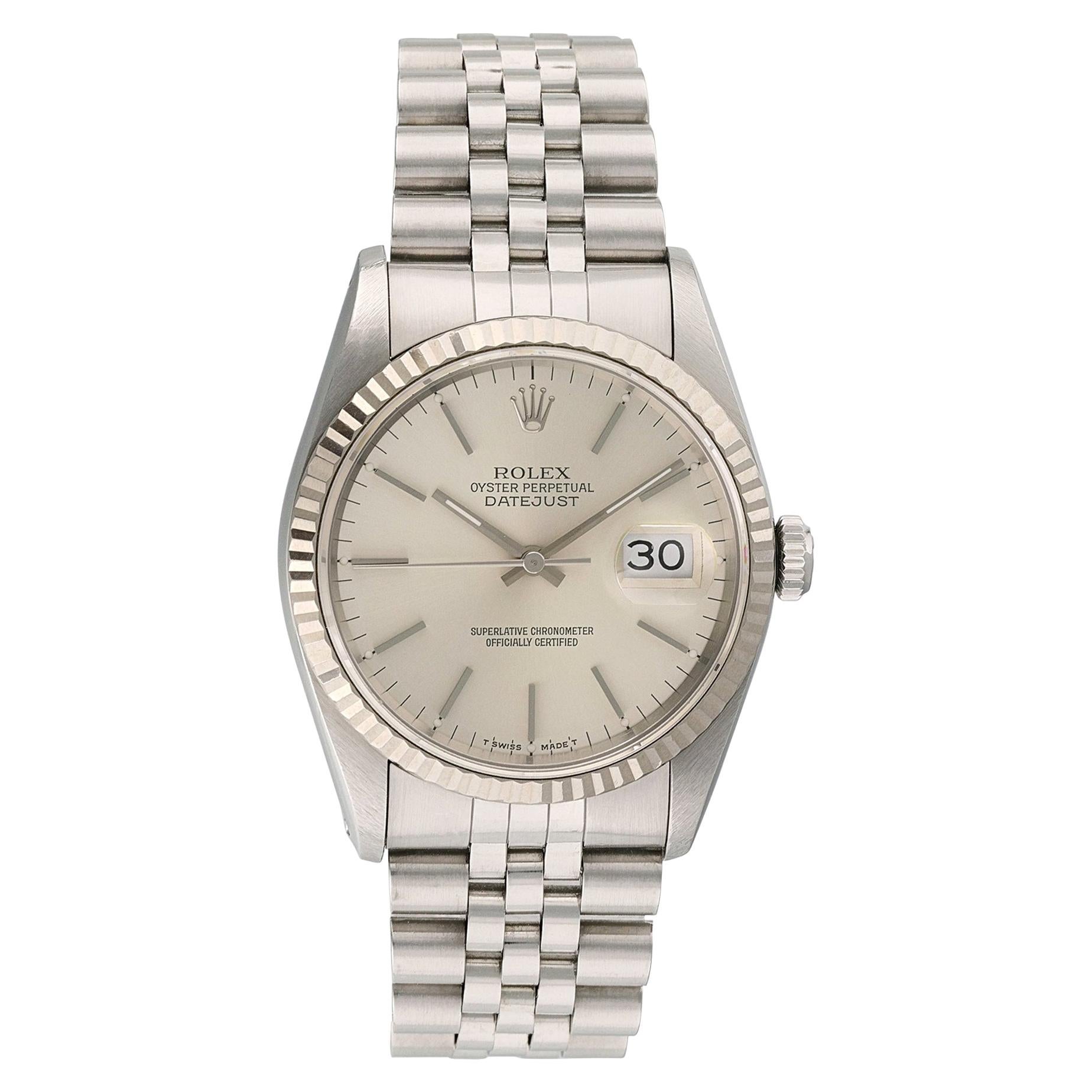Rolex Oyster Perpetual Datejust 16234 Men’s Watch For Sale