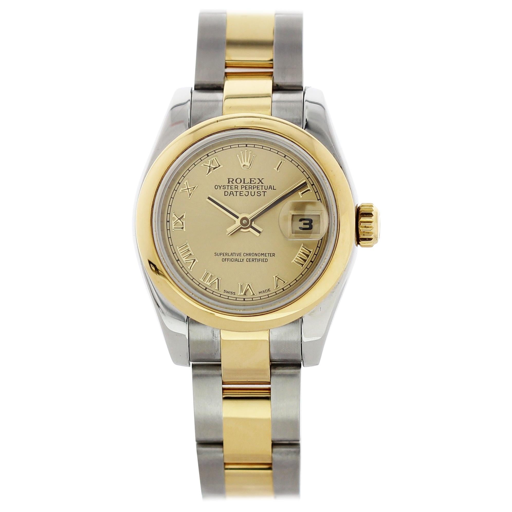 Rolex Oyster Perpetual Datejust 179163 Ladies Watch For Sale