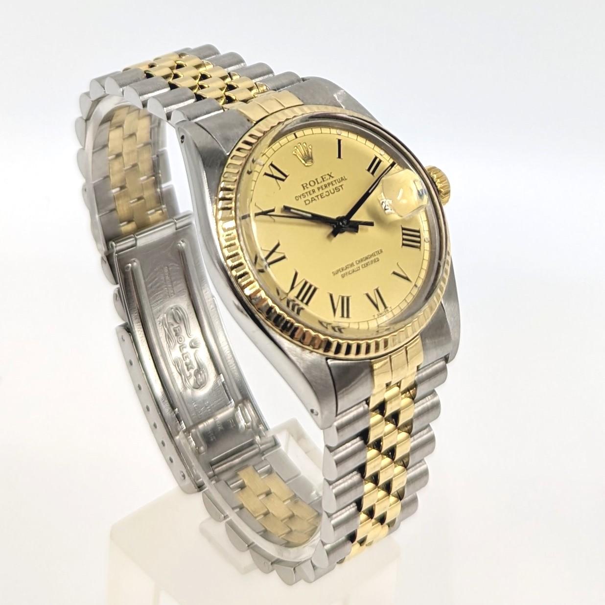 Une belle montre-bracelet Rolex Oyster Perpetual Datejust pour homme en configuration 