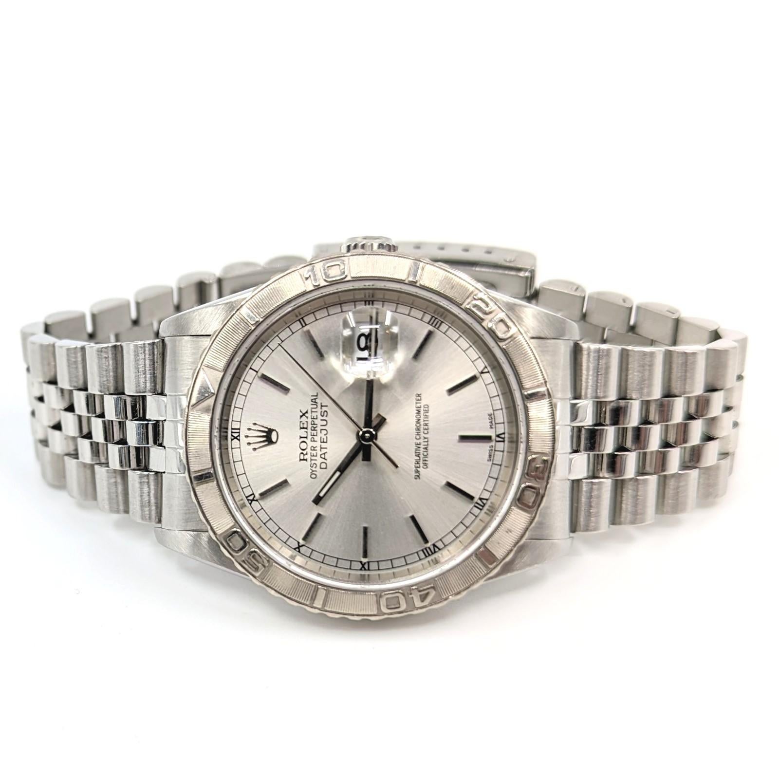 Belle montre Rolex Oyster Perpetual Datejust Turn-o-graph 
