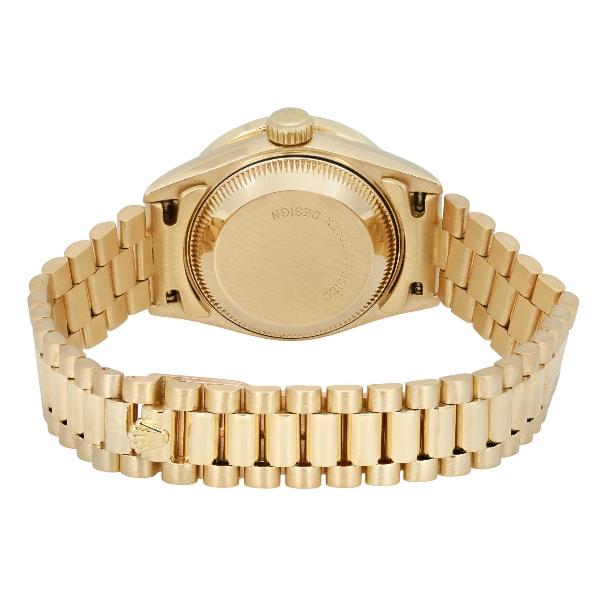 Reloj Rolex Oyster Perpetual Datejust 26MM Oro Diamante Personalizado 69178 en venta 1