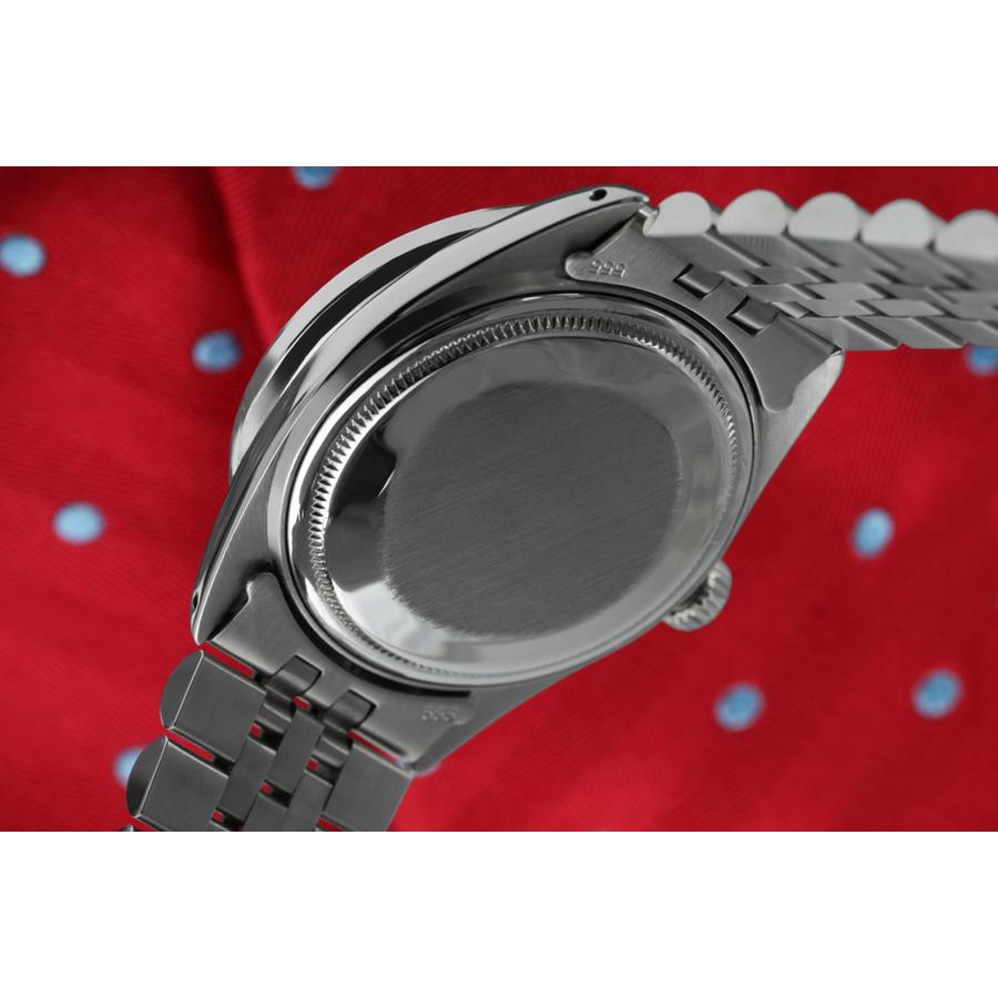 De los hombres Reloj Rolex Oyster Perpetual Datejust Rojo Viñeta Esfera Diamante Rubí 16014 en venta