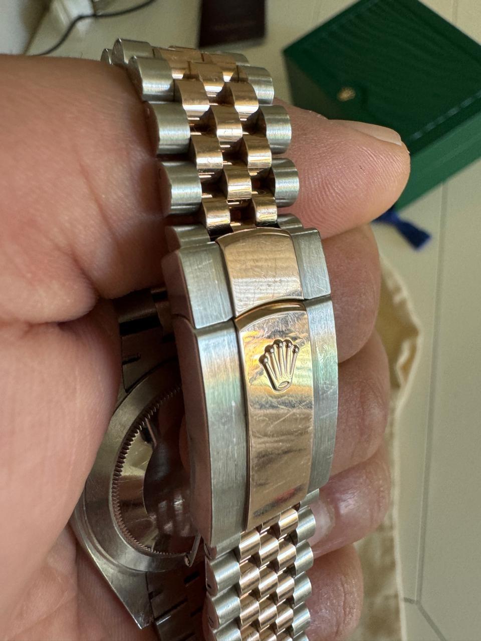 Rolex Oyster Perpetual Datejust 41 en or Oystersteel et Everose en vente 1