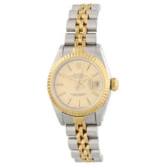 Used Rolex Oyster Perpetual Datejust 69173 Ladies Watch