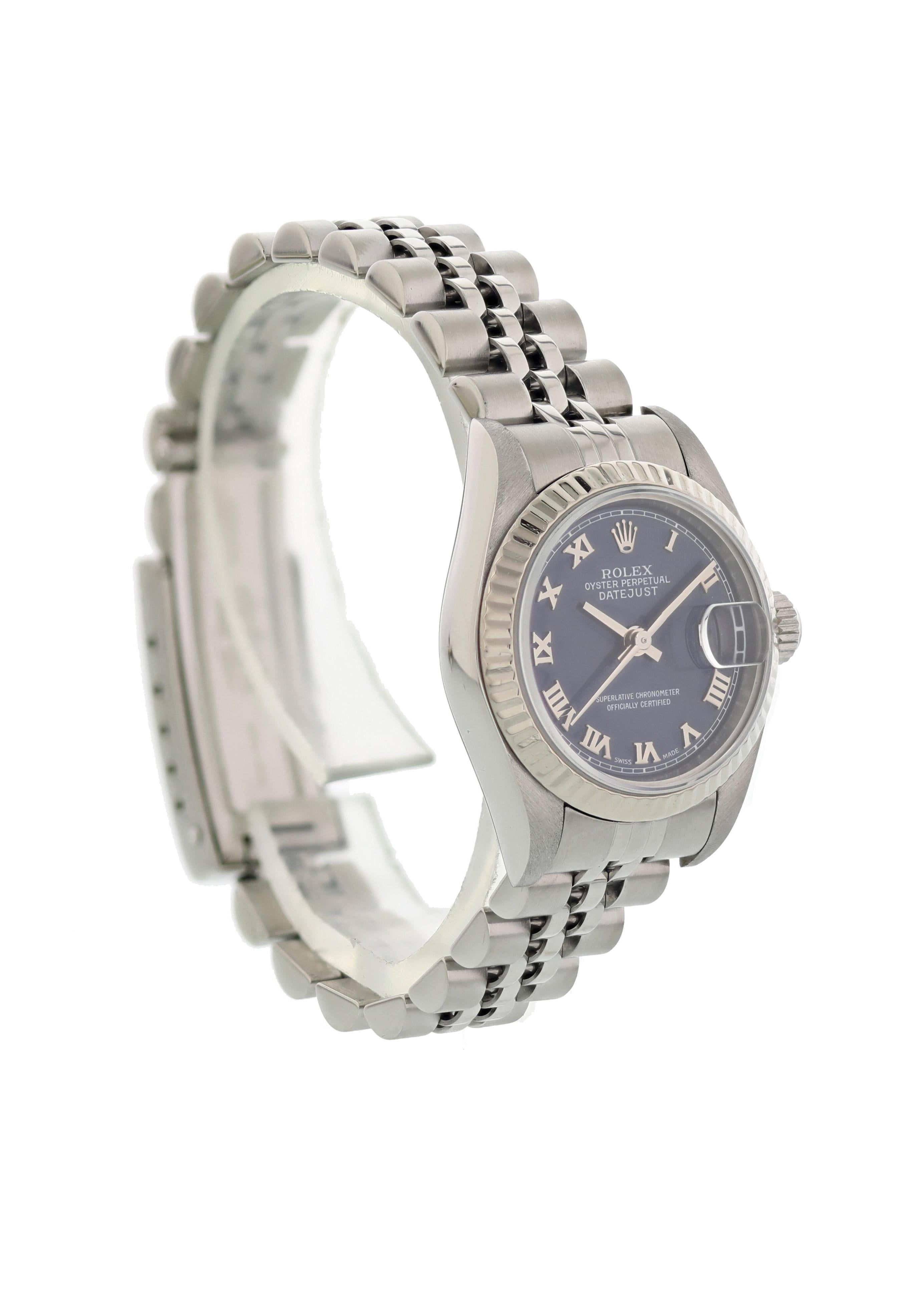 Rolex Oyster Perpetual Datejust 79174 Ladies Watch In Excellent Condition In New York, NY