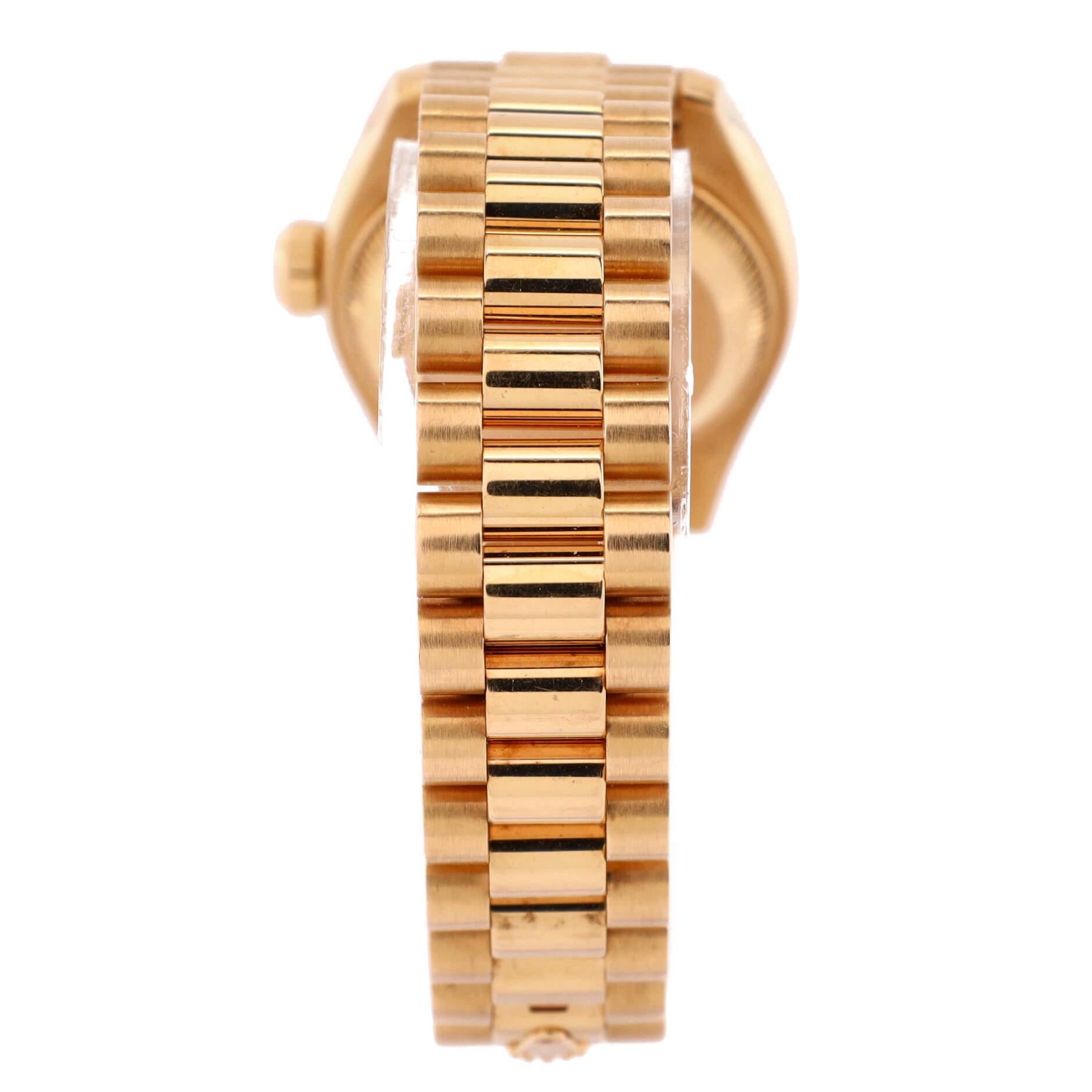 Rolex Oyster Perpetual Datejust Automatikuhr Roségold mit Diamantmarkierungen26 1