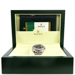 Rolex Oyster Perpetual Datejust Automatic Watch Stainless Steel and White Gold