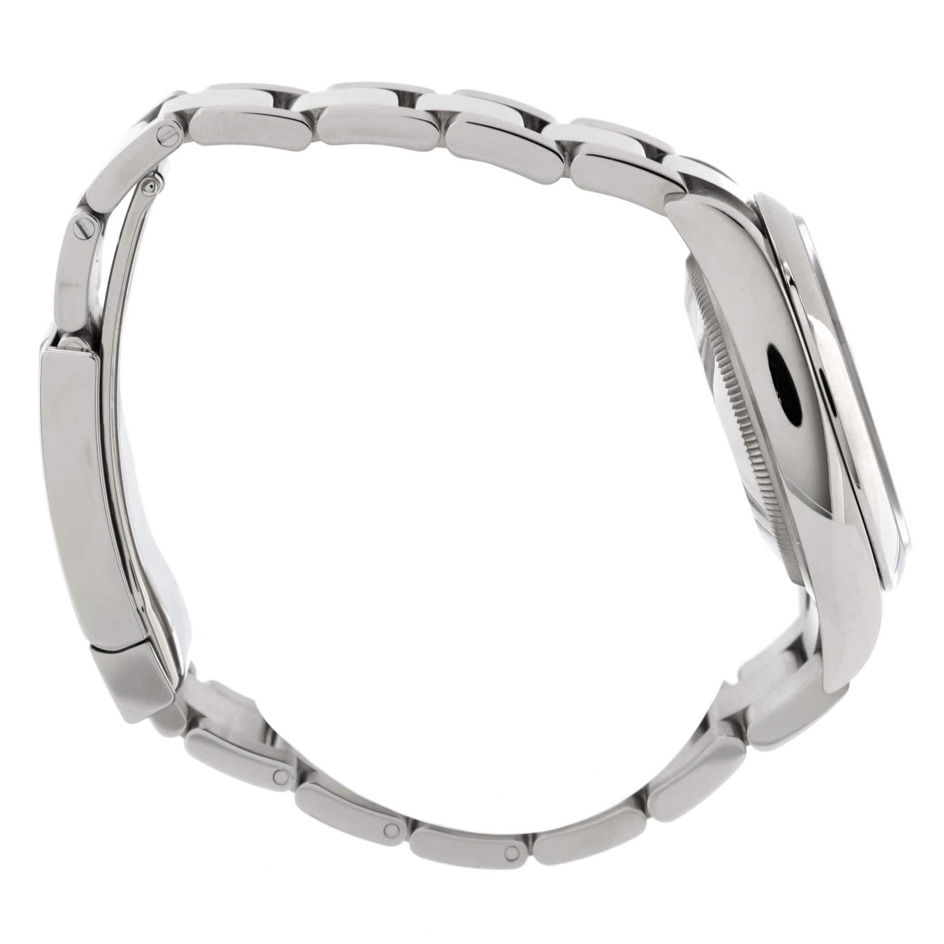 Oyster Perpetual Datejust Automatikuhr aus Edelstahl 36 Damen