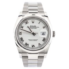 Rolex Oyster Perpetual Montre automatique Datejust en acier inoxydable 36