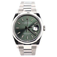 Rolex Oyster Perpetual Montre automatique Datejust en acier inoxydable 36