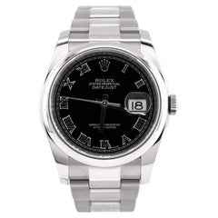 Rolex Oyster Perpetual Datejust Automatic Watch Stainless Steel 36