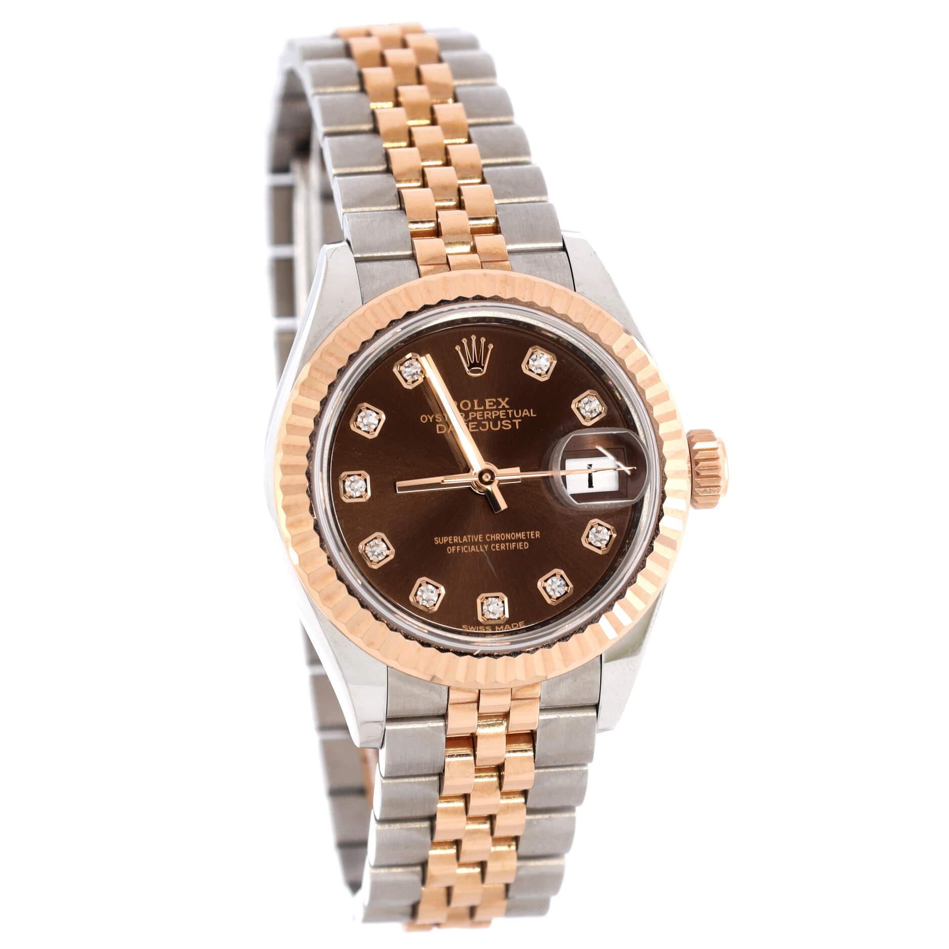 Rolex Oyster Perpetual Datejust Automatic Watch Stainless Steel and ...