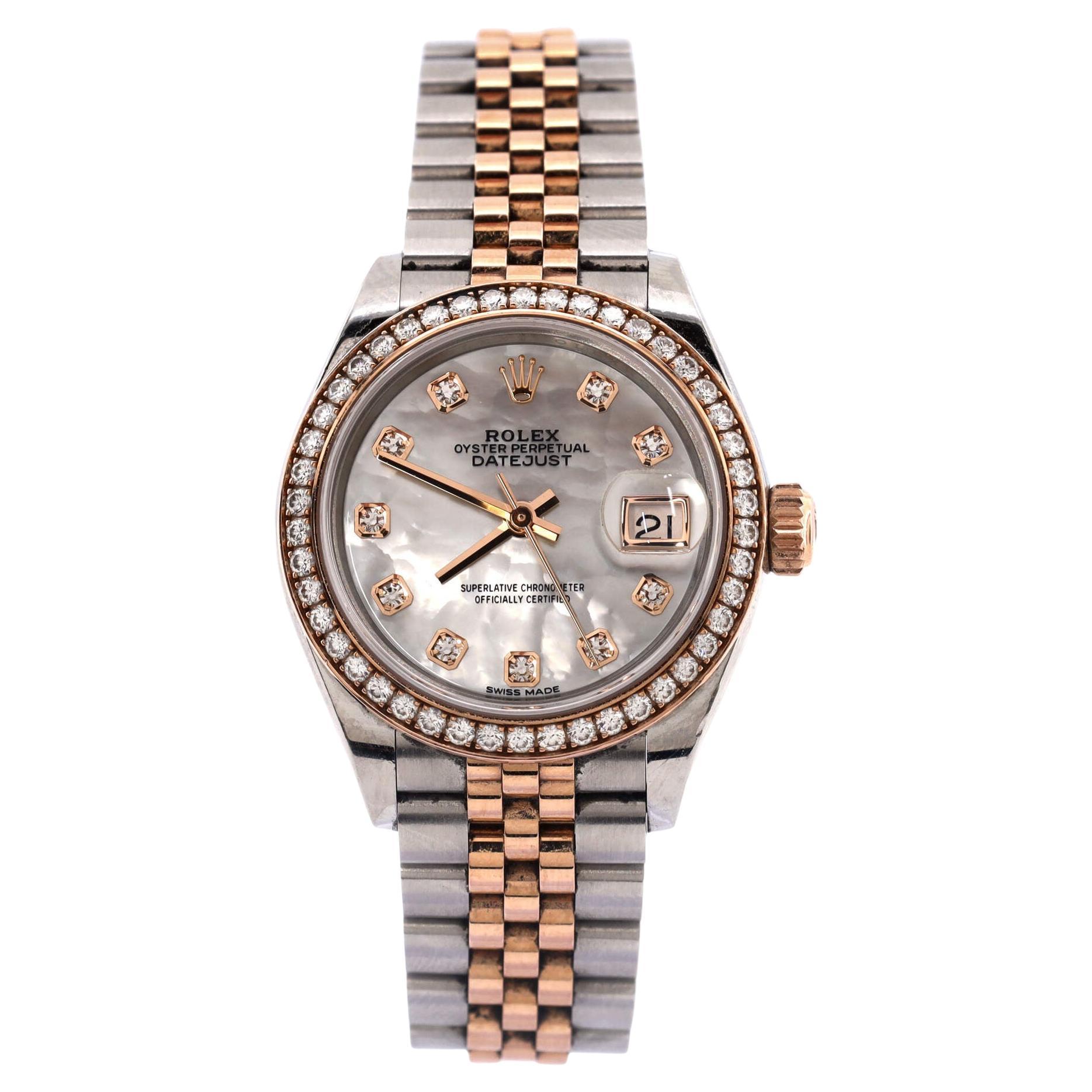 Rolex Oyster Perpetual Datejust Automatic Watch Stainless Steel and
