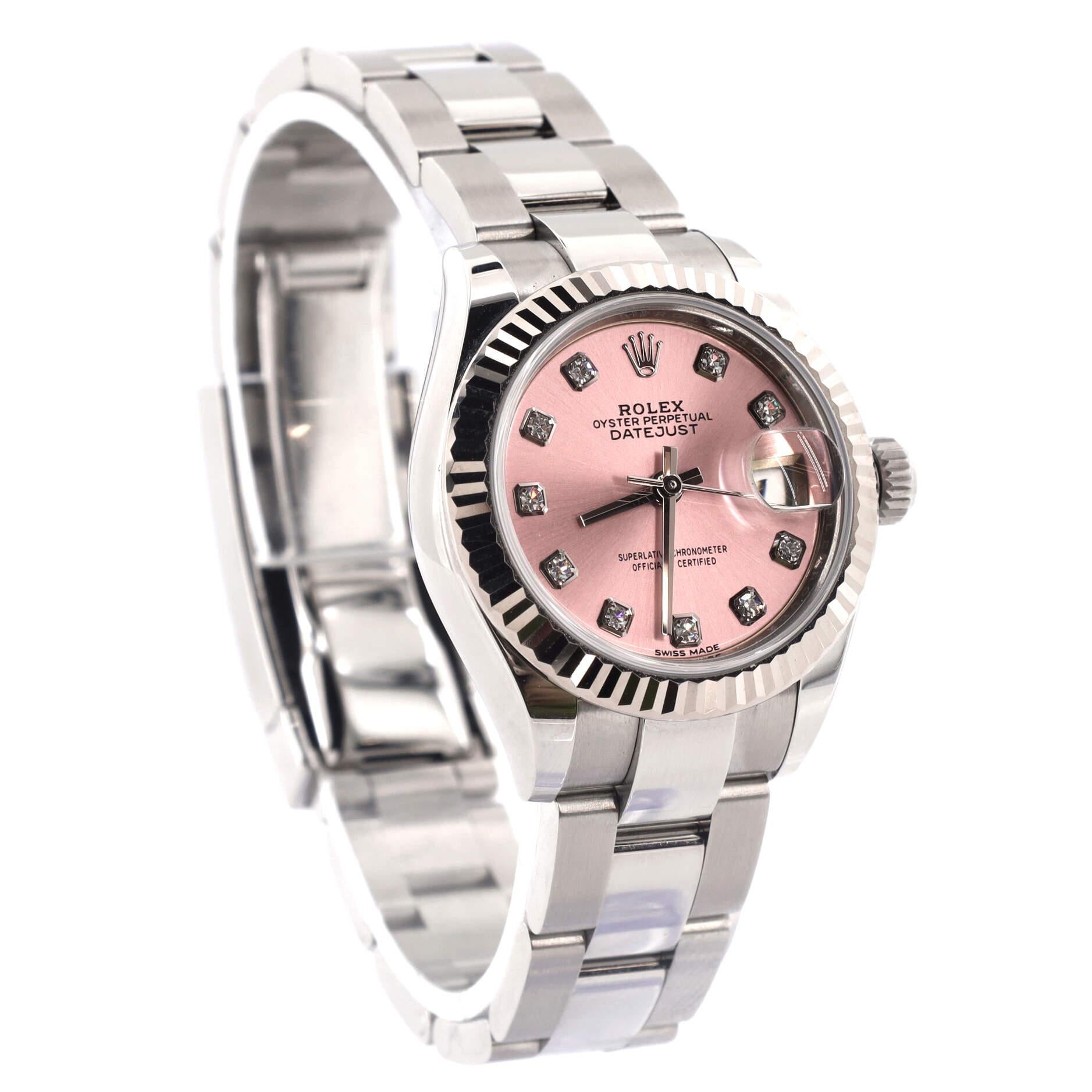 Reloj Rolex Oyster Perpetual Datejust Automático Acero inoxidable y oro blanco en Bueno Estado en New York, NY