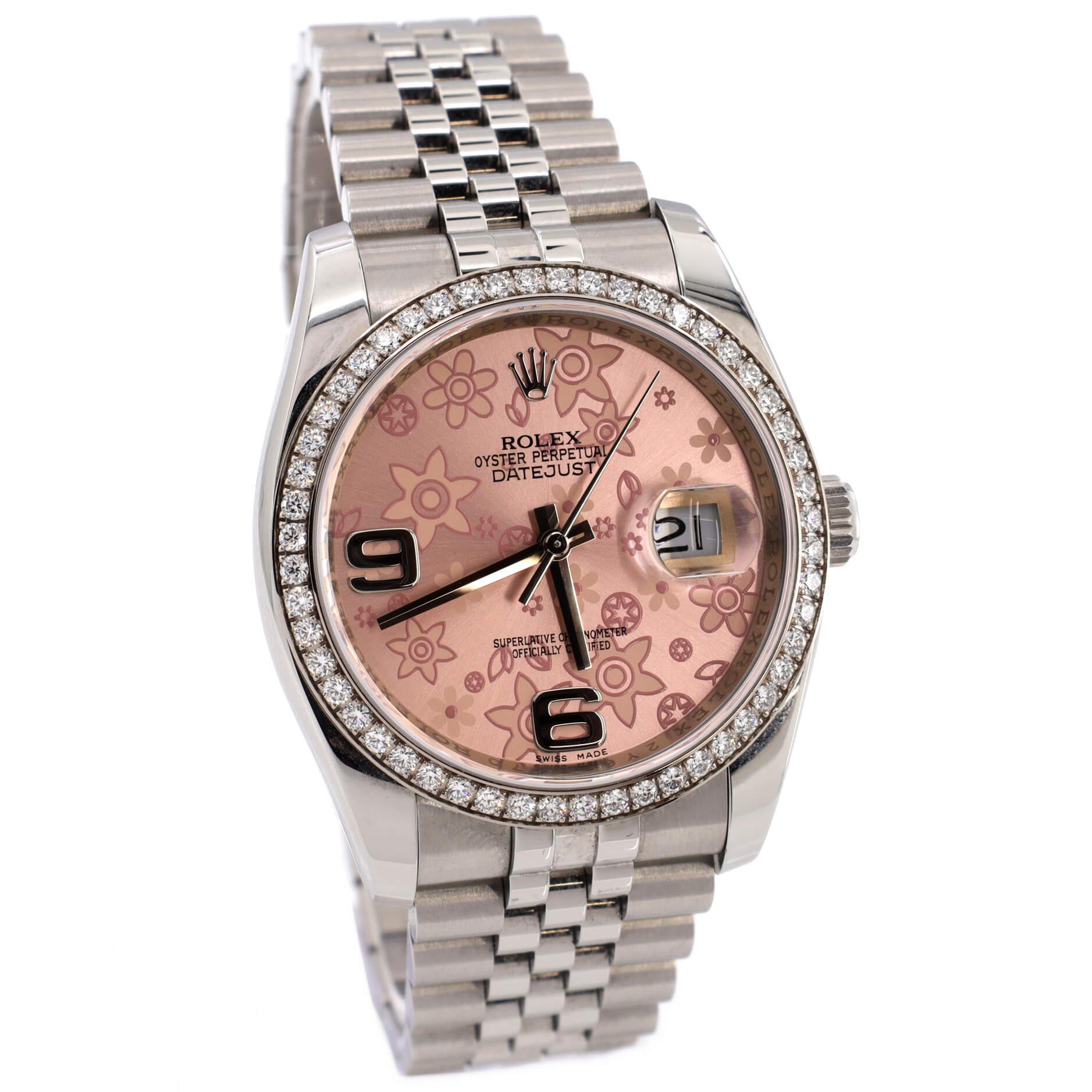 Rolex Oyster Perpetual Datejust Automatic Watch Stainless Steel and