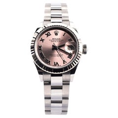 Rolex Oyster Perpetual Montre automatique Datejust en acier inoxydable et or blanc 