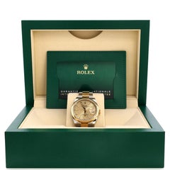 Rolex Oyster Perpetual Montre automatique Datejust en acier inoxydable et or jaune