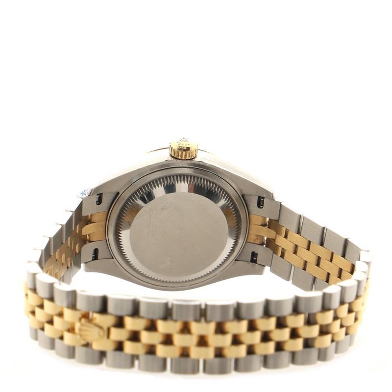 Rolex Oyster Perpetual Datejust Automatic Watch Stainless Steel and Yellow Gold In Good Condition In New York, NY