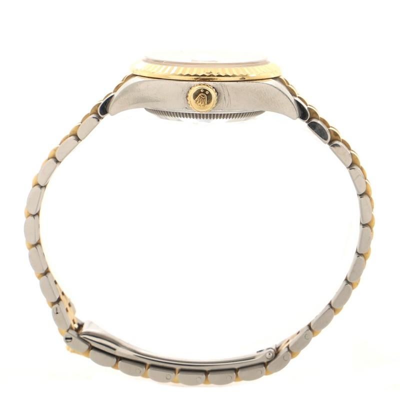 Women's Rolex Oyster Perpetual Datejust Automatic Watch Stainless Steel and Yellow Gold