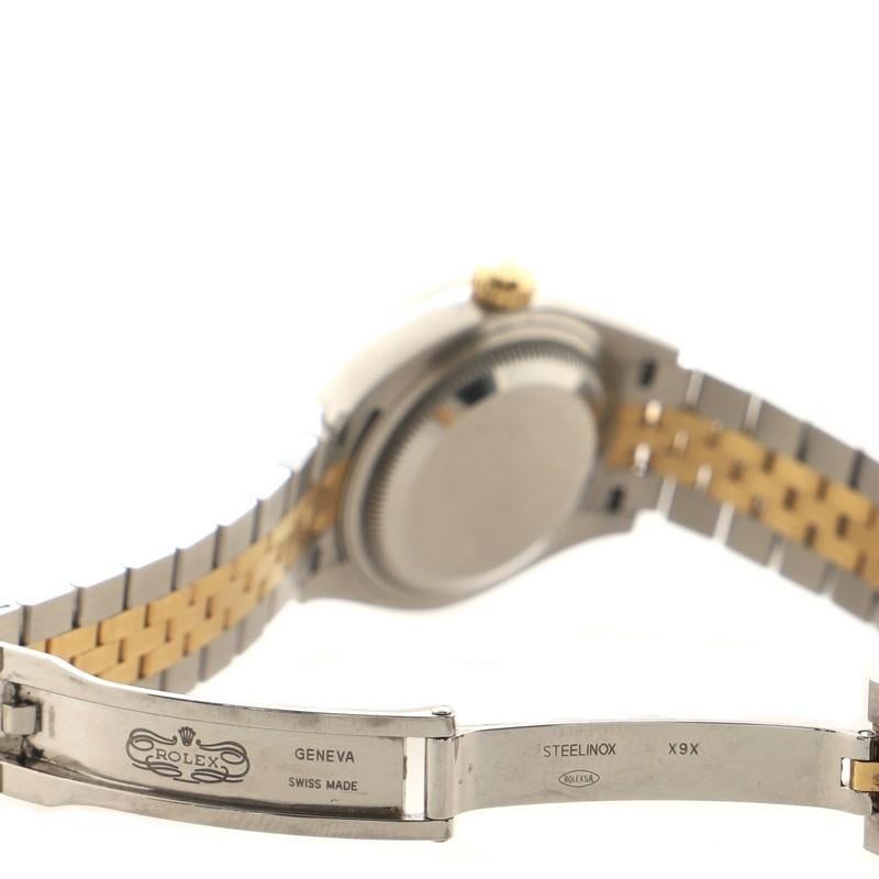 Rolex Oyster Perpetual Datejust Automatic Watch Stainless Steel and Yellow Gold 1