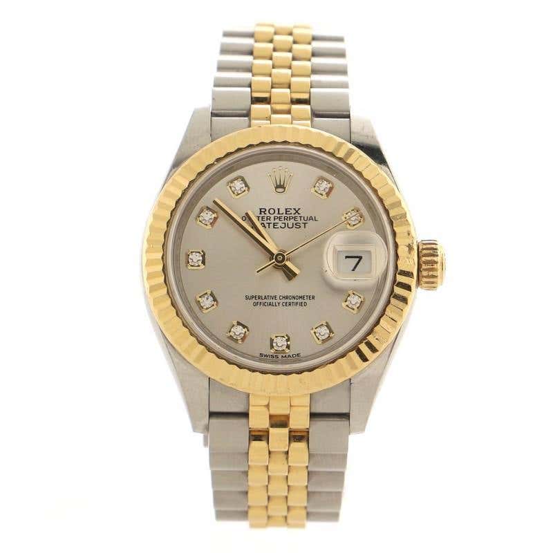 Rolex Oyster Perpetual Datejust Automatic Watch Stainless Steel and ...