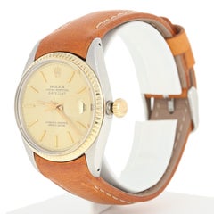 Rolex Oyster Perpetual Datejust Men's Watch, Stainless 18k Gold 2Yr. Wnty 16013