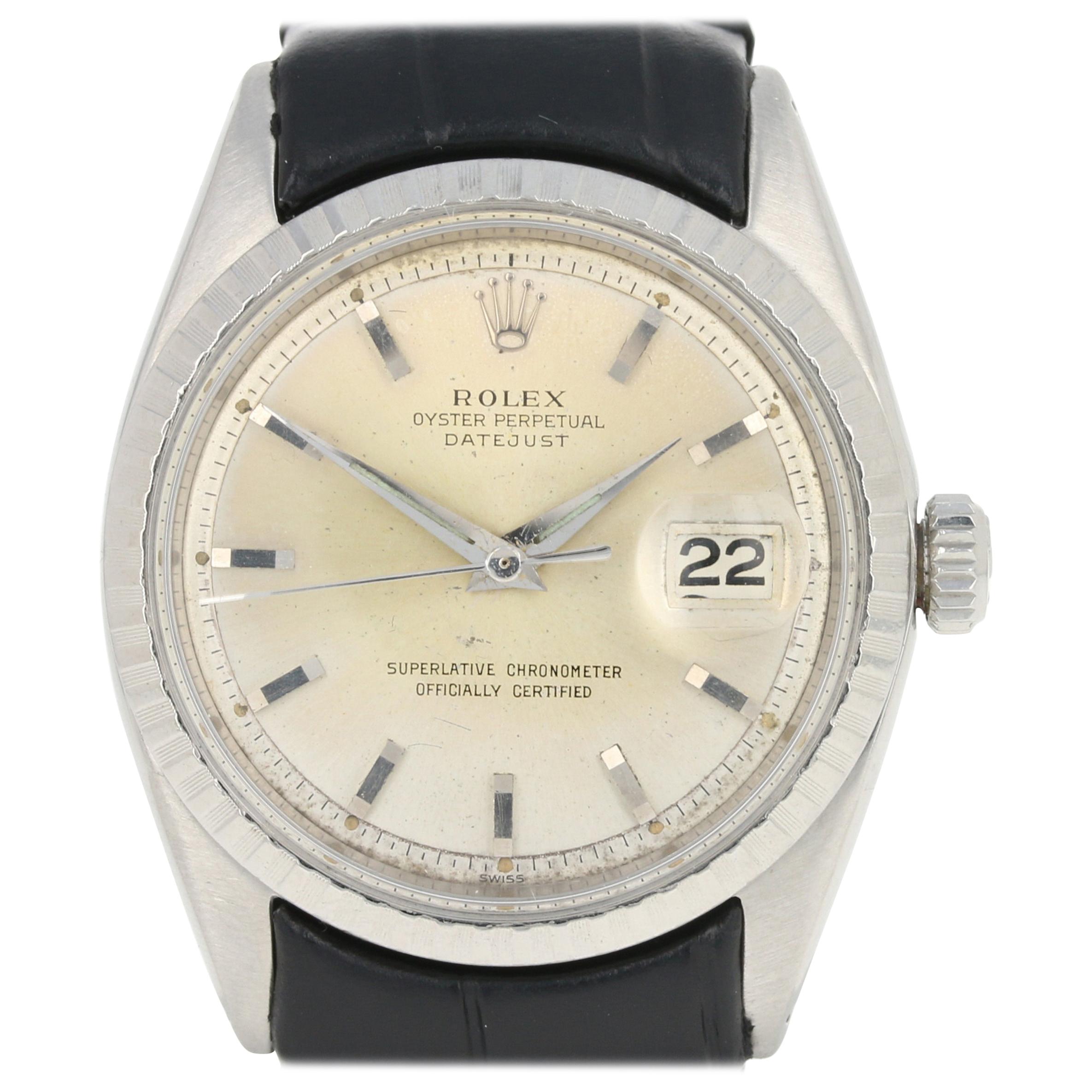 Rolex Oyster Perpetual Datejust Men's Watch, Stainless Steel 2Yr. Warranty 1603