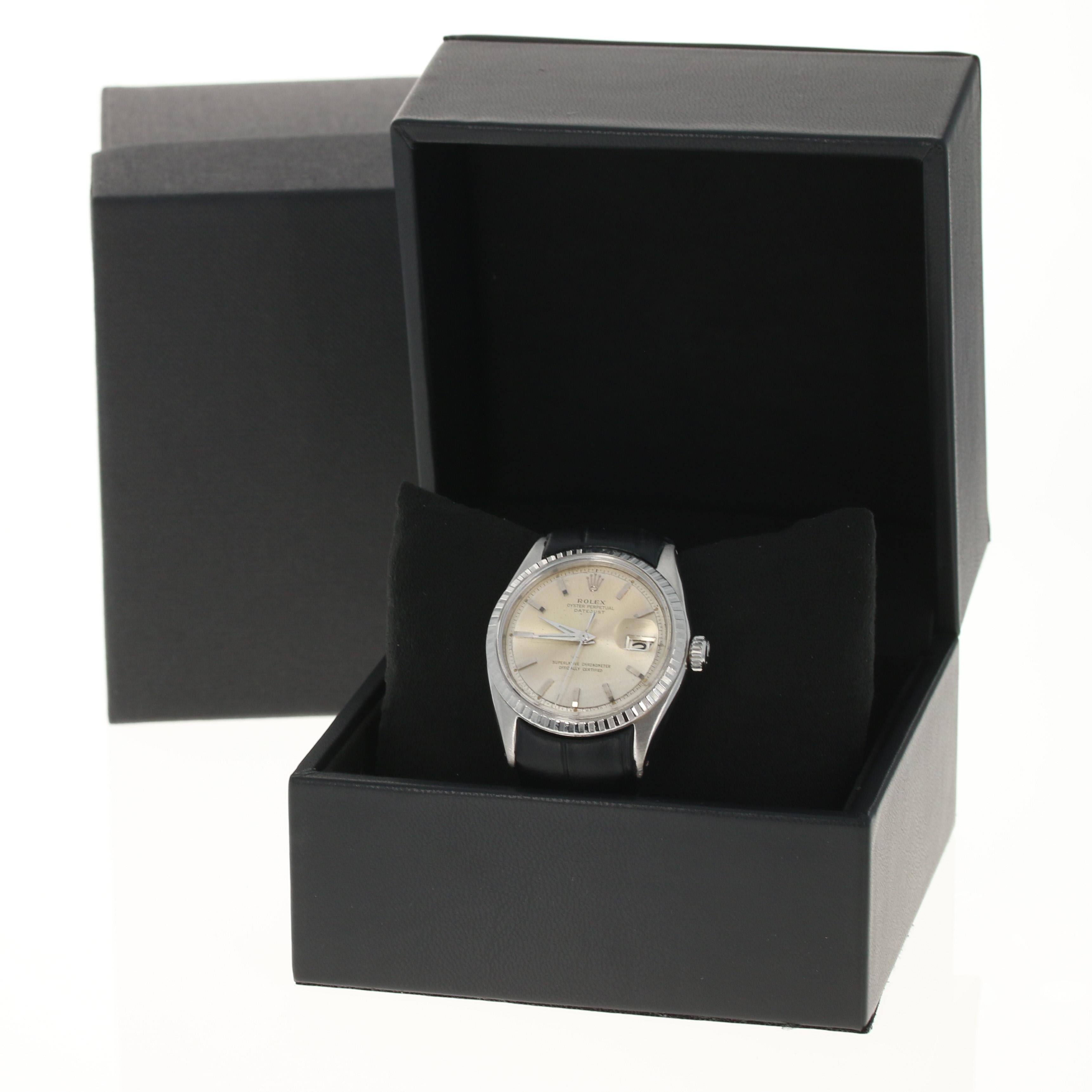 Rolex Oyster Perpetual Datejust Men's Watch, Stainless Steel 2Yr. Warranty 1603 2