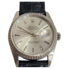 Rolex Oyster Perpetual Datejust Ref 16220 Mens 1980s 36mm Automatic RA761B