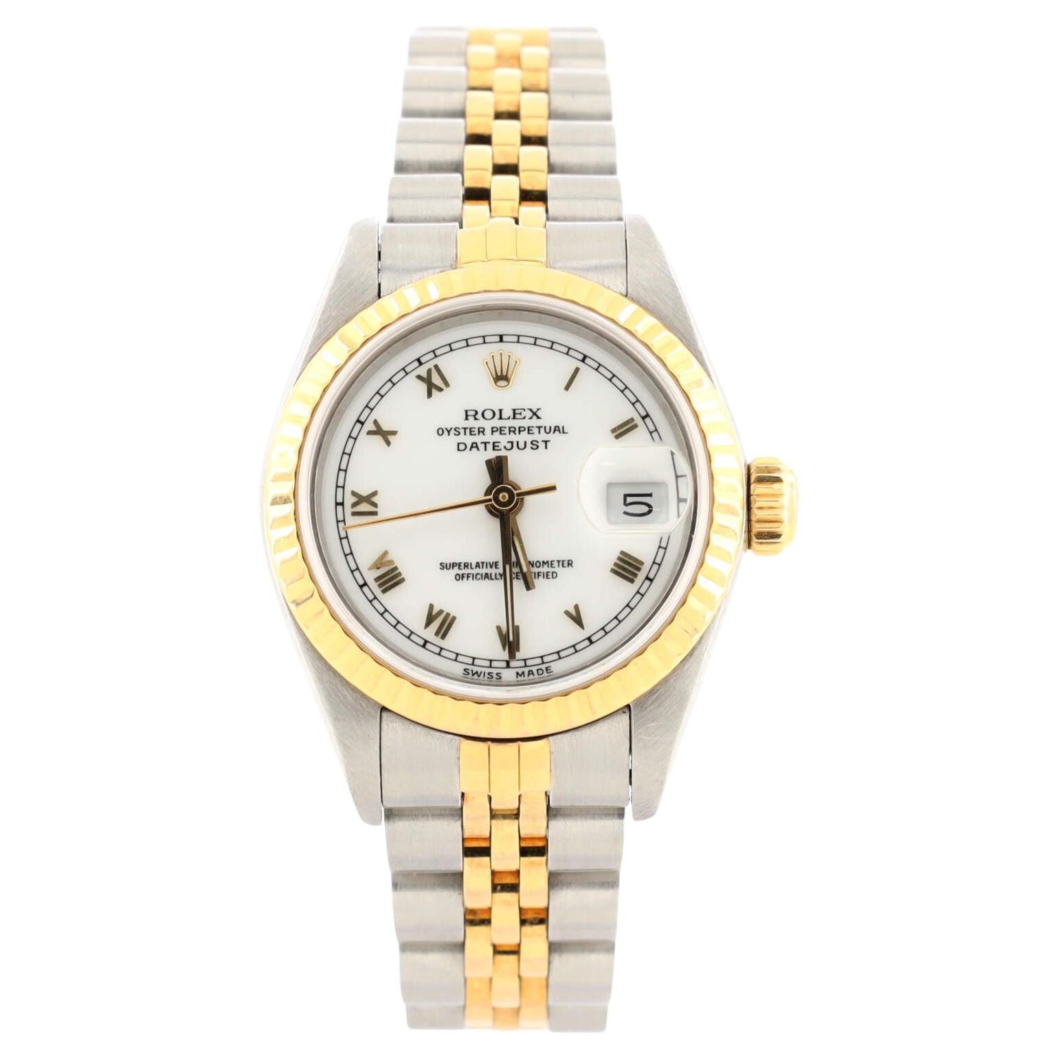 Rolex Oyster Perpetual Datejust Automatic Watch Stainless Steel 36 For