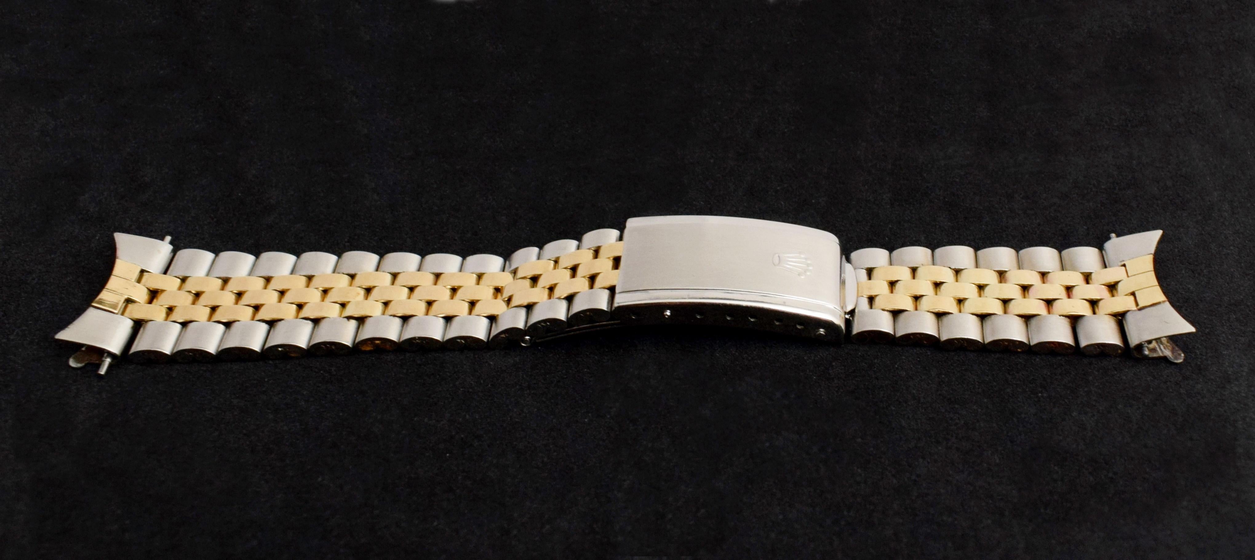Rolex Oyster Perpetual Datejust Silber-Zifferblatt 1601 Stahl-Gelbgold-Uhr, 1972 7