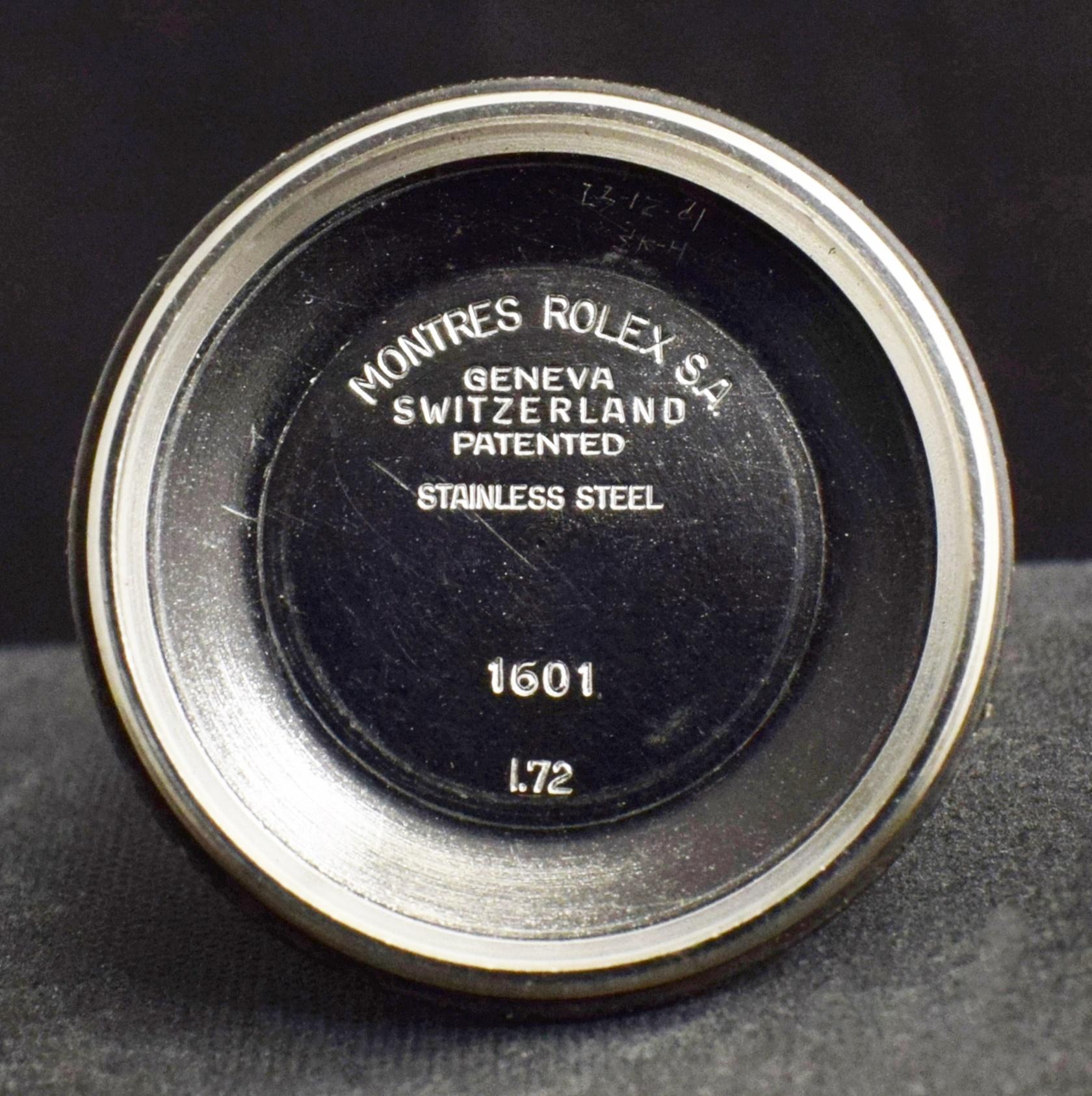 Rolex Oyster Perpetual Datejust Silber-Zifferblatt 1601 Stahl-Gelbgold-Uhr, 1972 5