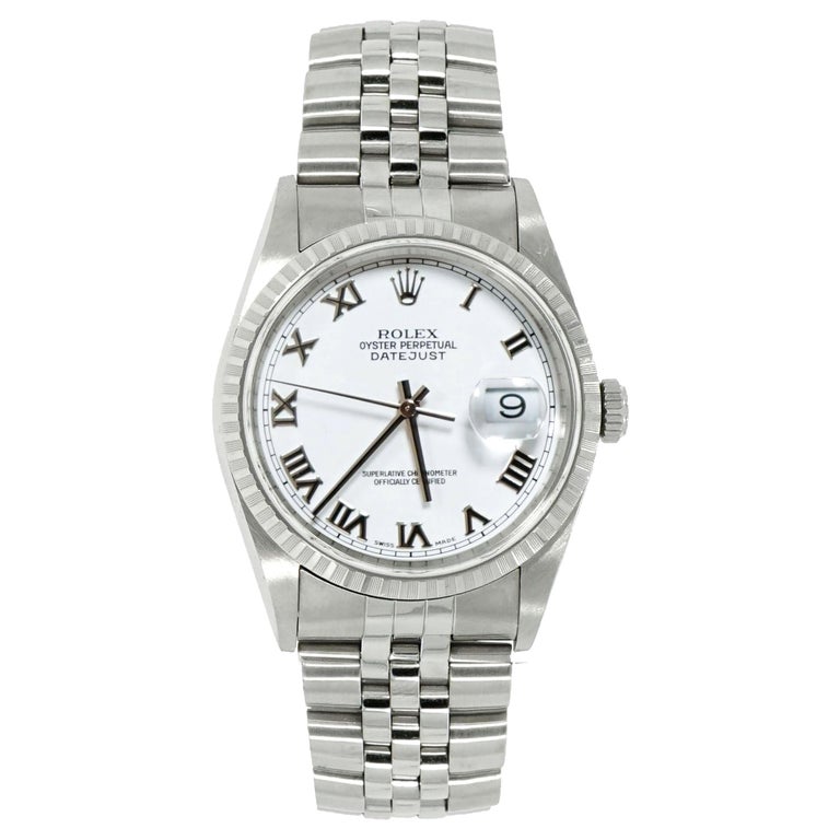 Rolex Oyster Perpetual Datejust Stainless Steel Jubilee Bracelet at 1stDibs rolex jubilee