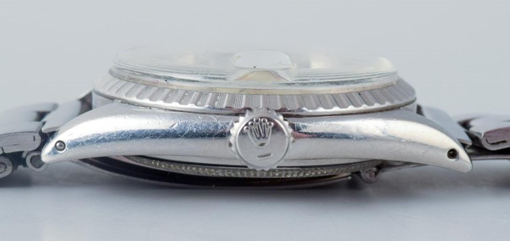 Rolex Oyster Perpetual Datejust avec bracelet en acier. Depuis les années 1960. en vente 1