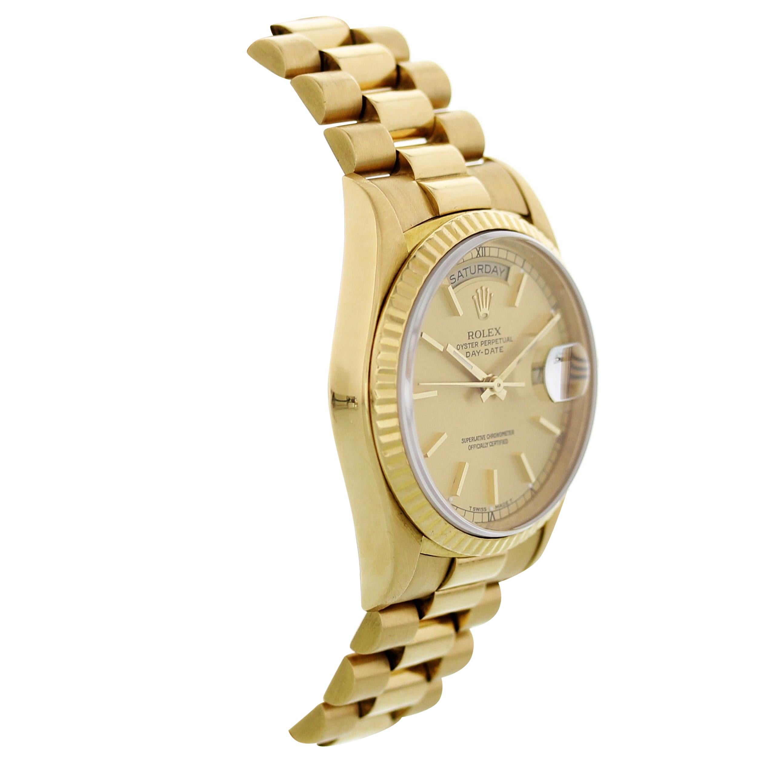 Rolex Oyster Perpetual Day-Date President 18238 Box Papers