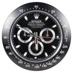 Rolex Oyster Perpetual Daytona Schwarz Wanduhr.