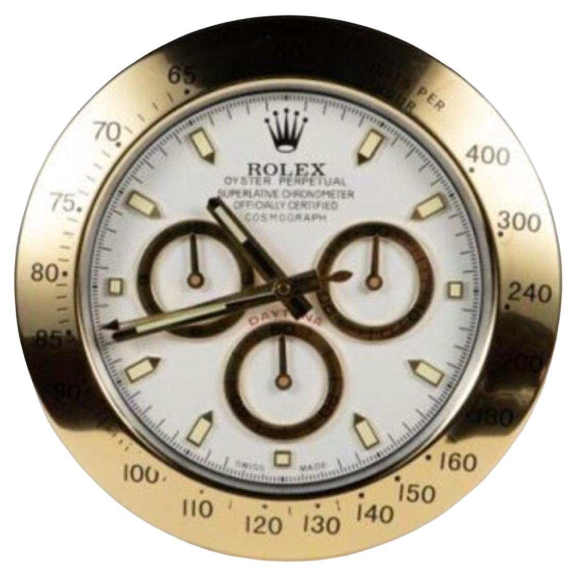Rolex Oyster Perpetual Daytona Dealer Wall Clock. Great As A Collection. We Have For Sale