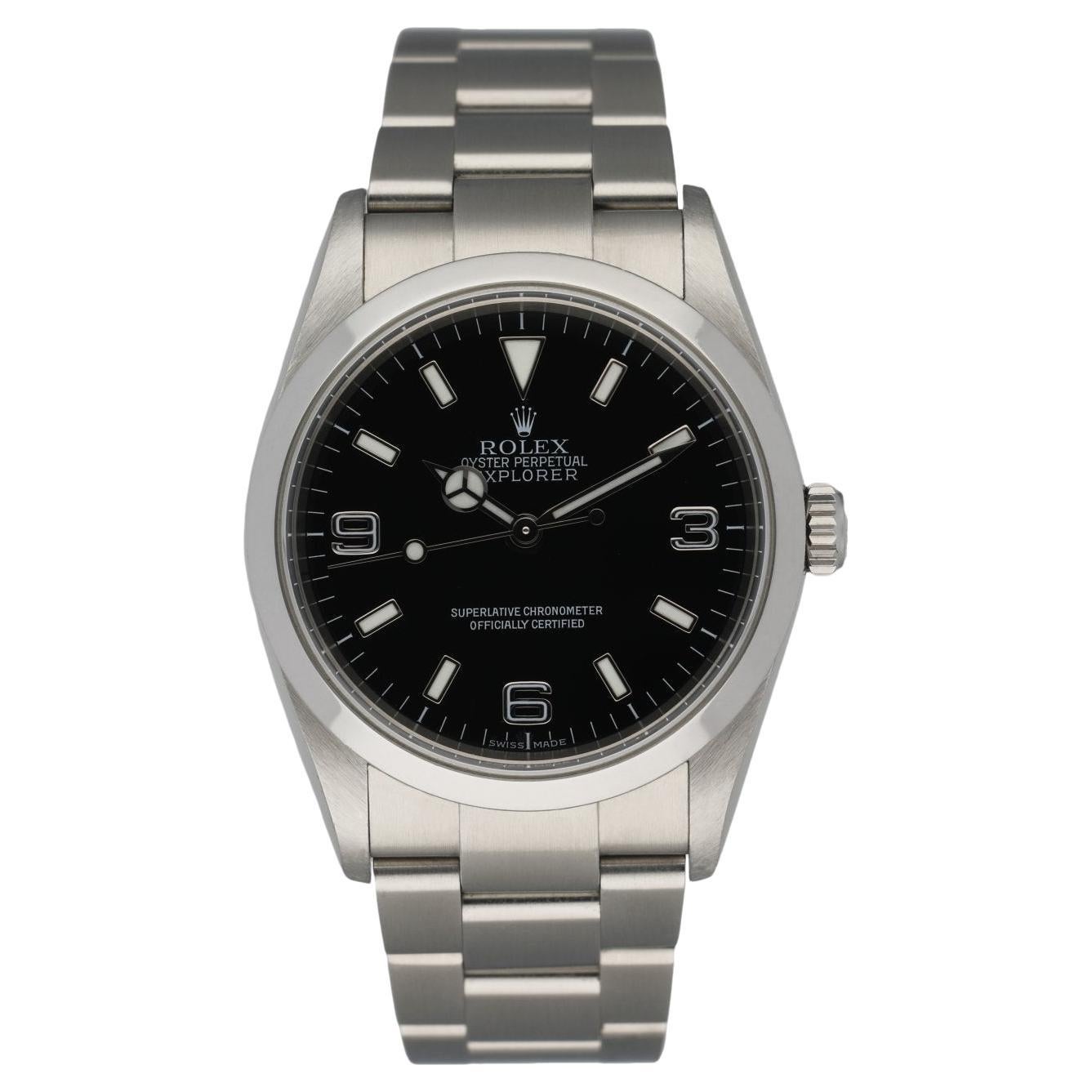 Rolex Oyster Perpetual Explorer 114270 Men
s Watch Box 
Papers