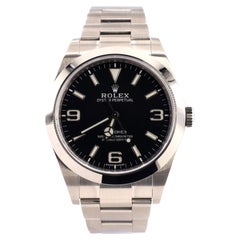 Used Rolex Oyster Perpetual Explorer Automatic Watch Stainless Steel 39